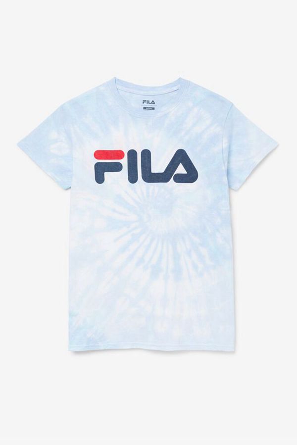 Fila Blue Tie Dye Men's Tee - Multicolor,NZ 93-1476